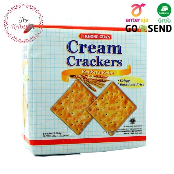 

KHONG GUAN Cream Crackers Biskuit Krim Krakers 300 gr