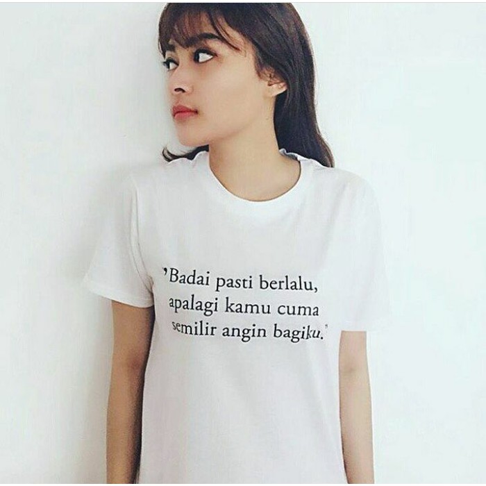 NJSTO1909 KAOS CUSTOM DESAIN PUISI ATAUPUN SAJAK