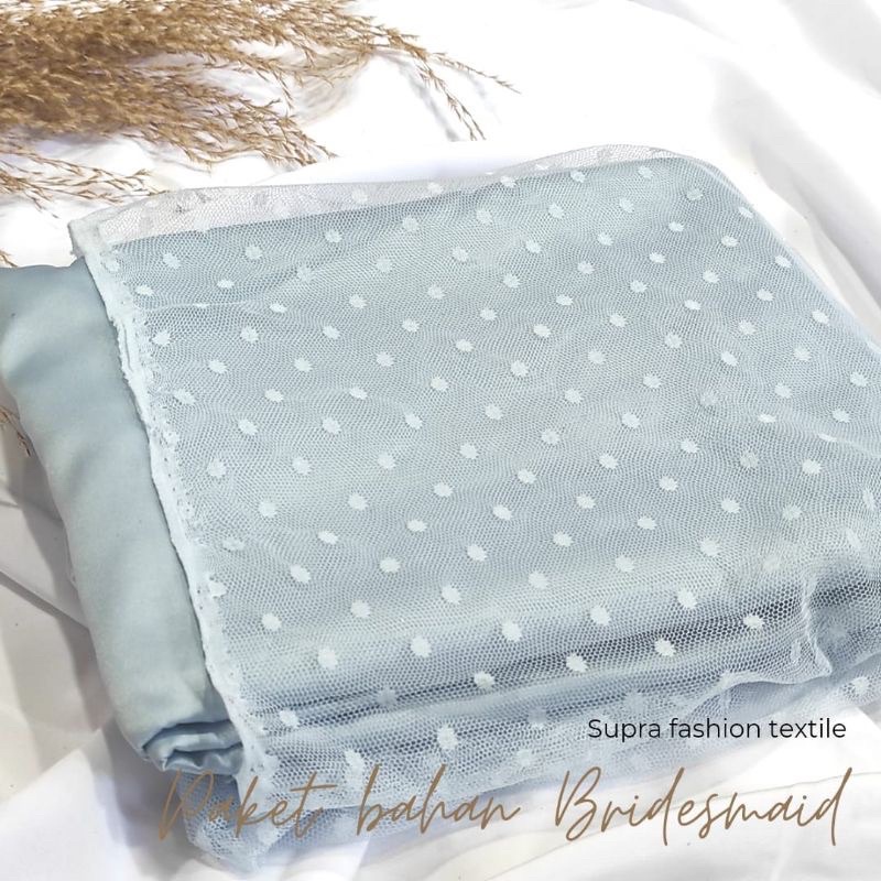 PAKET SERAGAM BRIDESMAID / KAIN DRESS BRIDESMAID MURAH KEBAYA WISUDA LAMARAN