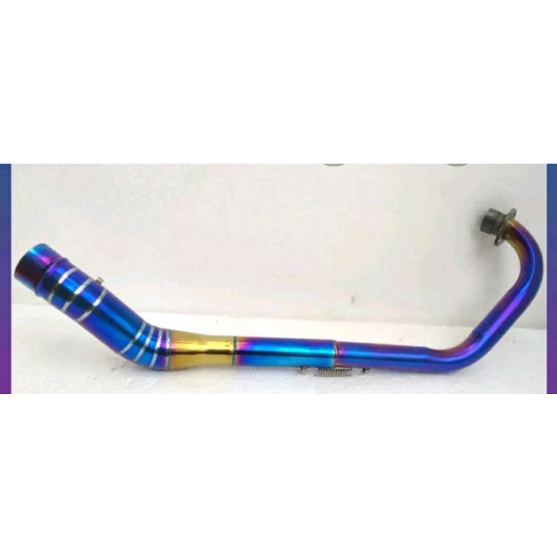 Leher knalpot header knalpot racing bluemoon thunder scorpio tiger megapro dll