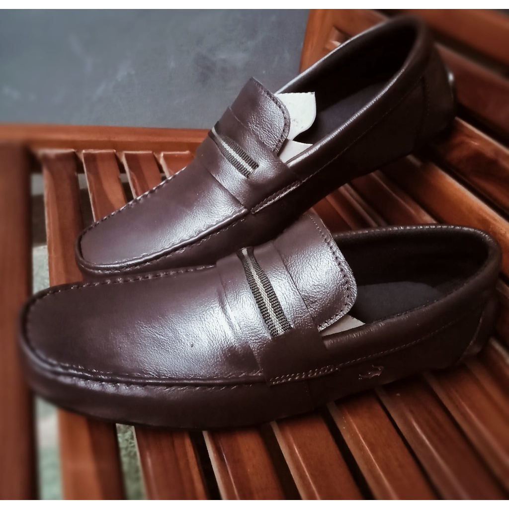 SEPATU PRIA SLIP ON KULIT ASLI SEPATU CASUAL SEPATU LOAFER KULIT