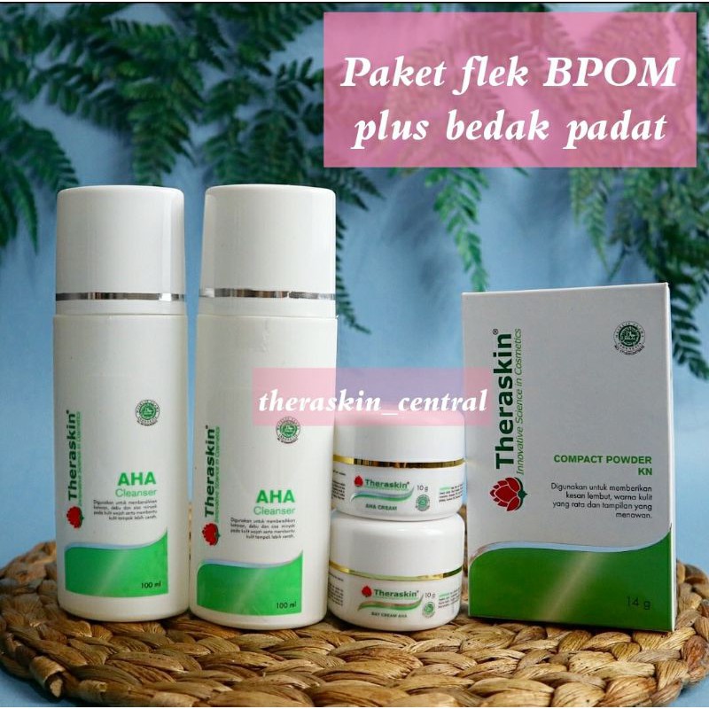 THERASKIN PAKET FLEK GLOW PLUS BEDAK PADAT BPOM.-