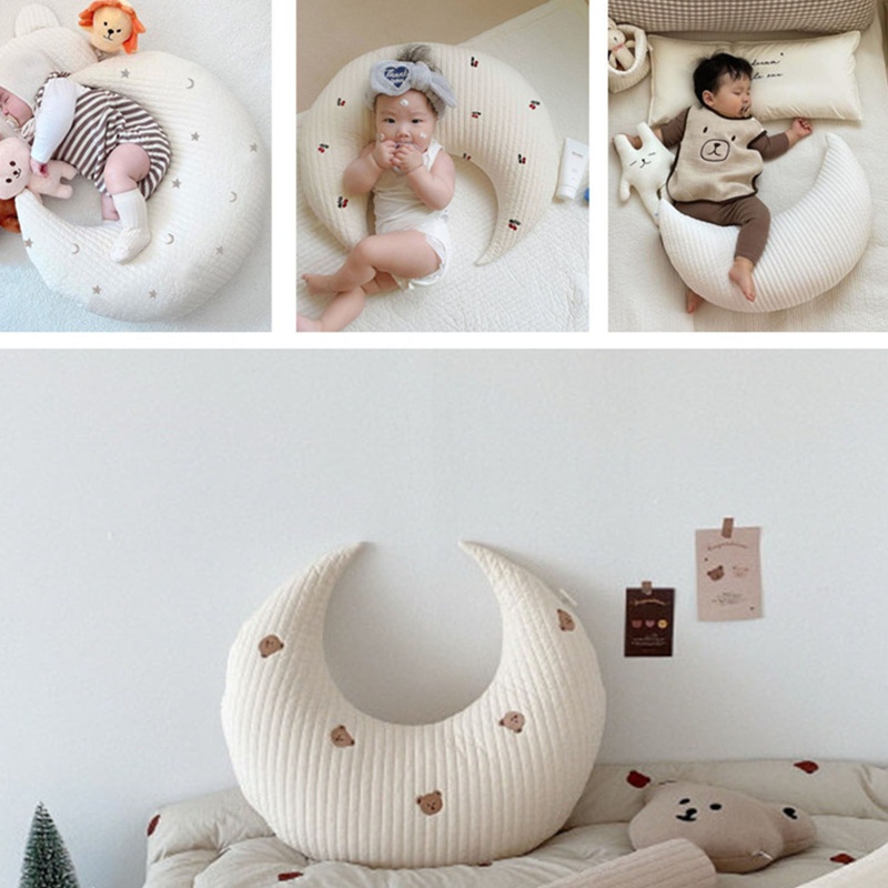 Mary Bantal Menyusui Bayi Bentuk U Bahan Katun Portable Untuk Outdoor / Travel / Camping