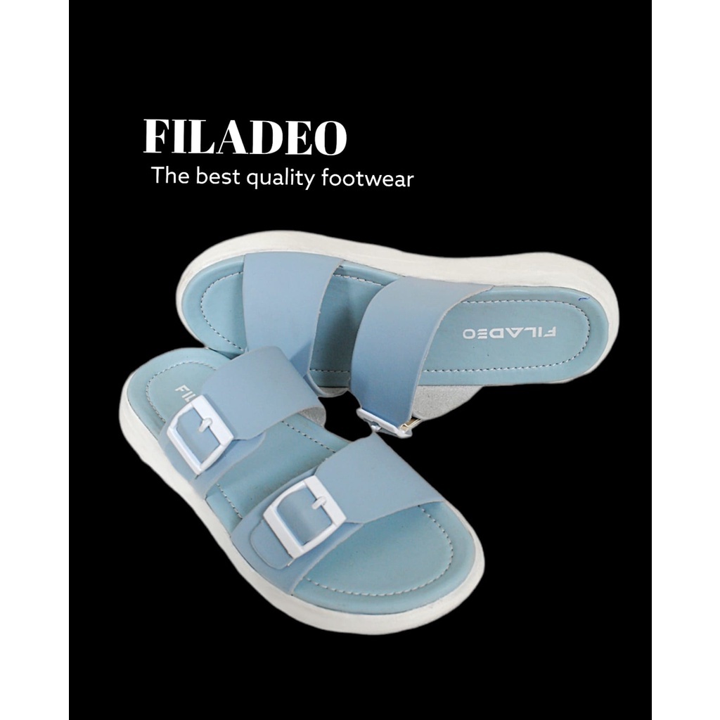 Sandal Gunung Casual Trendy High Quality FILADEO WANITA TERBARU/FRE BOX/FREE STIKER FILADEO ORIGINAL