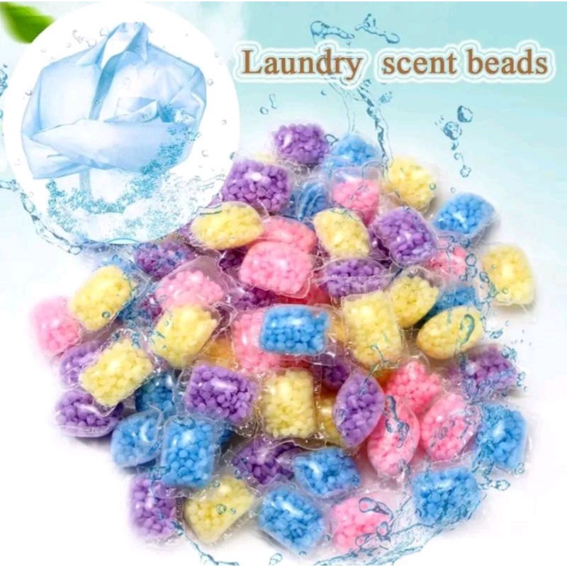 laundry beads butiran pewangi baju sachet tahan lama