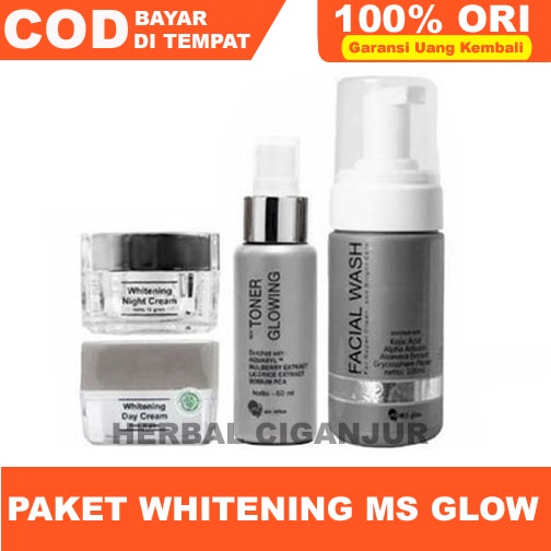 Paket MS GLOW WHITENING SERIES  Original