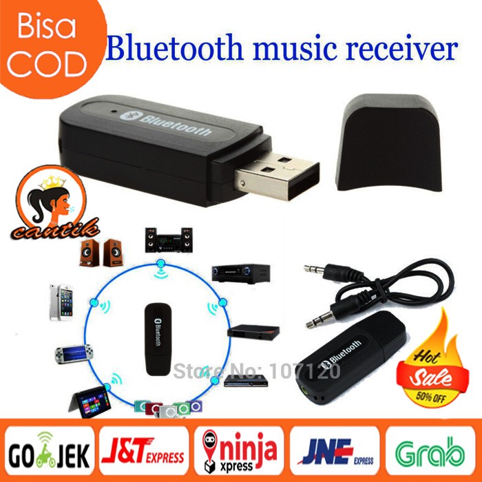 AUDIO BLUETOOTH RECEIVER USB MUSIC WIRELESS UNIVERSAL / BT360 / BT-163 / BLUETOOTH RECEIVER 360