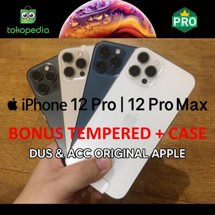 iPhone 12 Pro / 12 Pro Max 128GB 256GB 512GB Bekas Mulus Fullset Ori