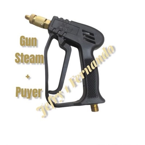 GUN STEAM AC / NOSEL STEAM / JET CLEANER / GAN SETIM / GUN SPREY PUYER HITAM