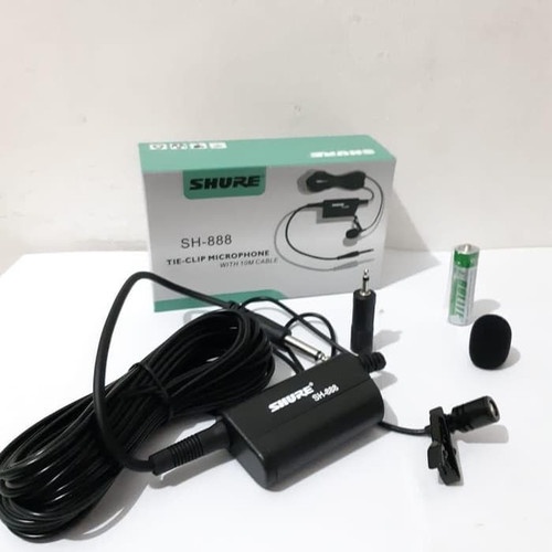 Mic Jepit VERSE VR-888 / Mikropon Kancing/ Mik Kancing With Kabel 5M***TOP