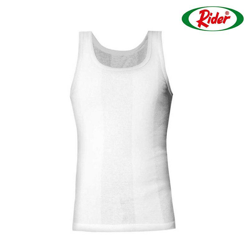 [1pcs] Kaos Singlet Pria/ Sport Teng top Rider R123B Singlet Classic - Putih, Harga Grosir