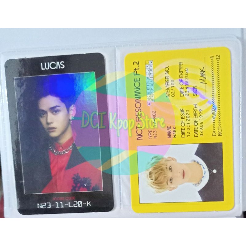 Ready stock ID card mark & AC Lucas