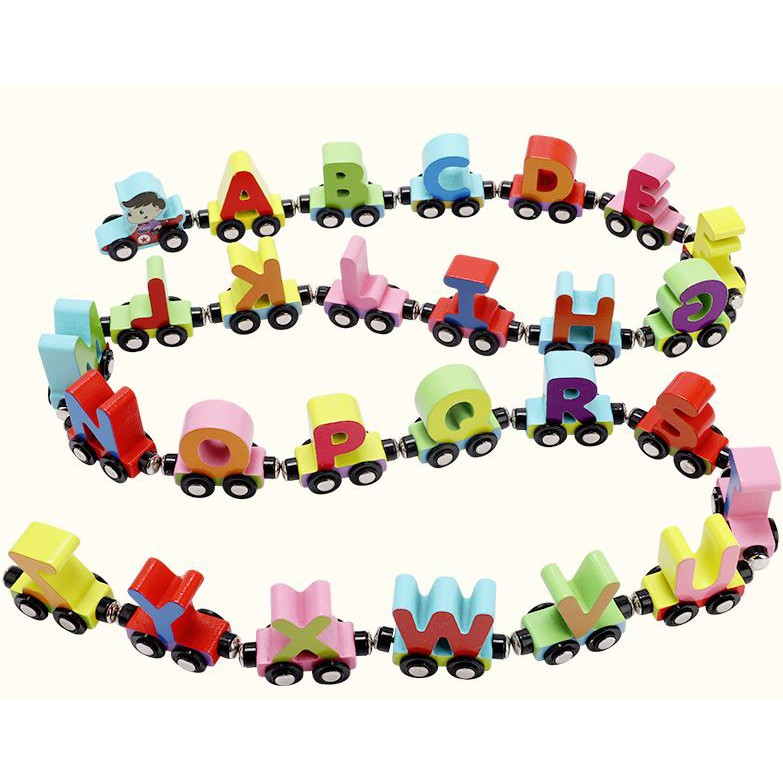 TweedyToys - Magnetic Alfabet - Magnetic Alfabet Mobil Kayu