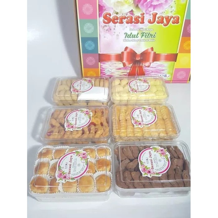 

PAKET Kue Kering Special Lebaran Pasti ENAK Edisi Kue Isi 6 pcs