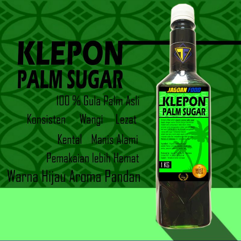 

Ay00! 1kg Sirup Gula Klepon Pandan Aren Palm Sugar JF