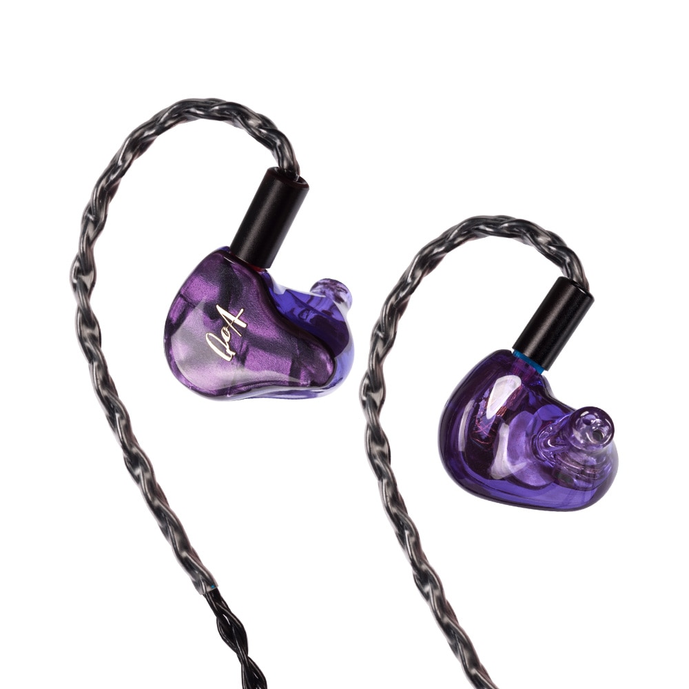 Kinera QOA Pink Lady Headset Earphone Earbuds Hybrid DriverIn 2BA + 1ddd HIFI DJ Dengan Kabel 2Pin Bisa Dilepas