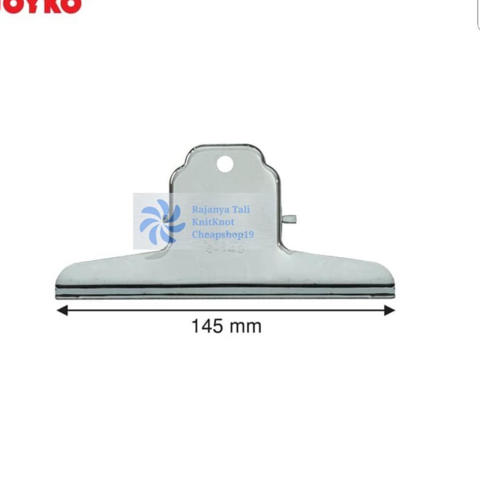 

[Original] Penjepit Kertas Bulldog Clip Joyko 6-145 145mm Binder clip