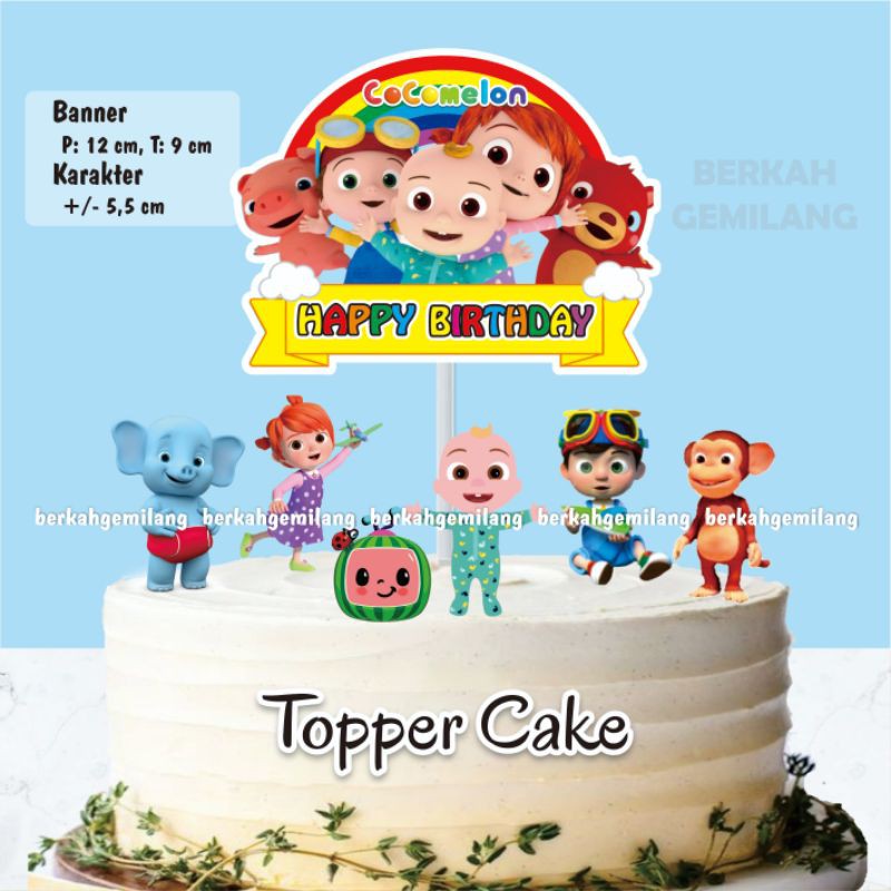 Topper Cake CocoMelon