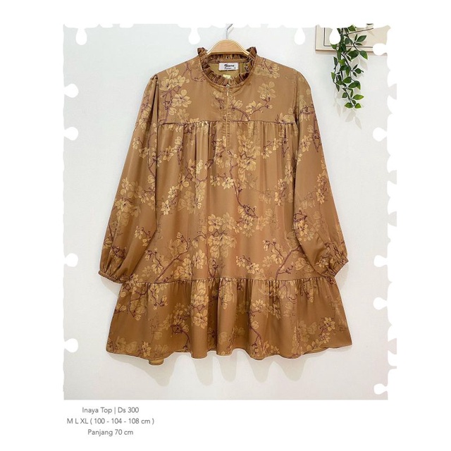 COD.INAYA TOP/ATASAN CEWEK TERBARU/BLOUSE DIOR SILK TERBARU/ATASAN WANITA PALING LARIS