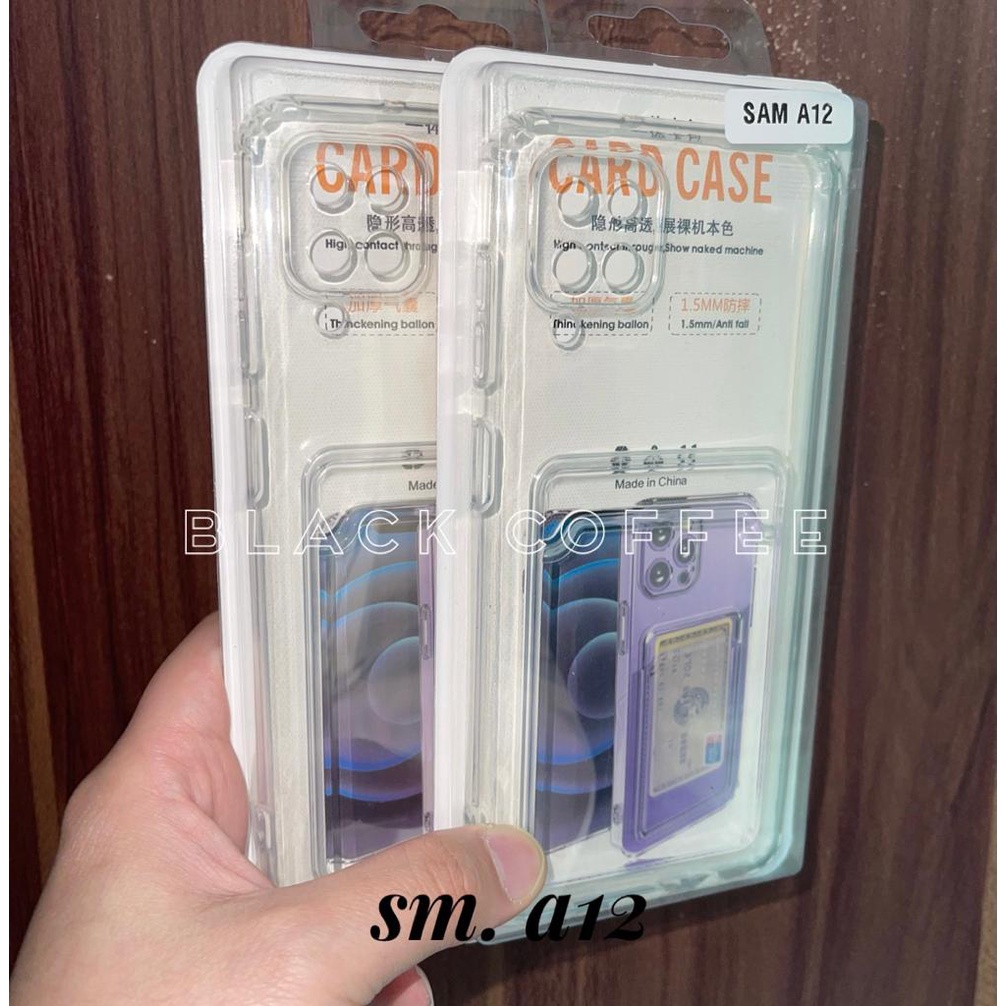 PREMIUM CARD HOLDER / KARTU Soft Case SAMSUNG A12 4G