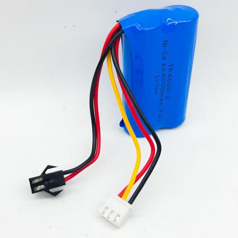 Baterai Mobil Remot/RC Double Socket Type 2x 14500 Li-ion 7.4volt - 4000mAh