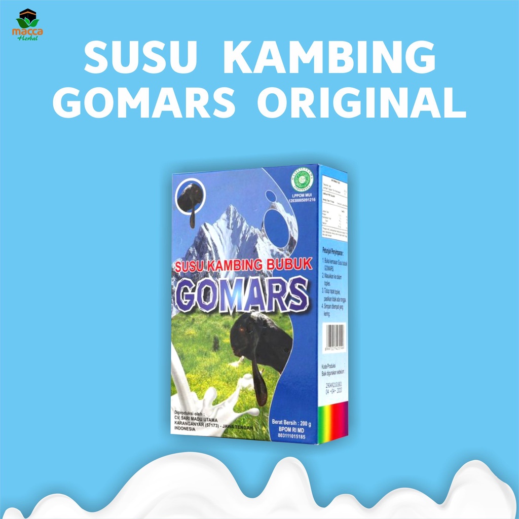 

Susu Kambing Etawa GOMARS VANILA Asli 100%