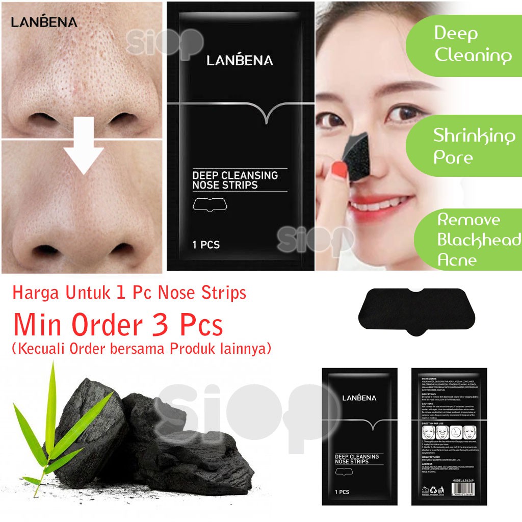 LANBENA Nose Deep Cleansing Strips Blackhead Acne Remover [ Saset]