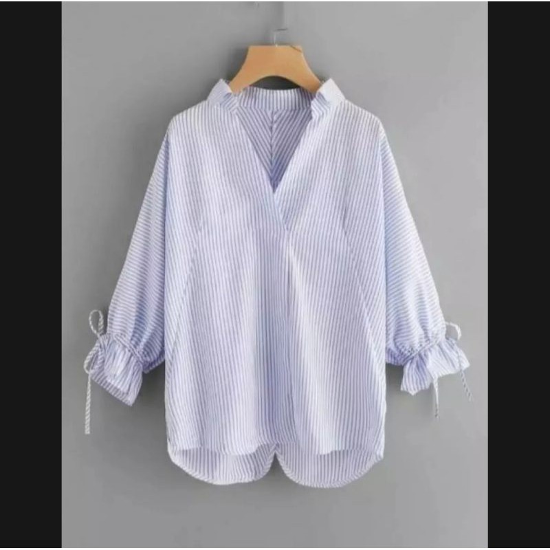 TASYA BLOUSE / atasan murah / terbaru /atasan strip / belang