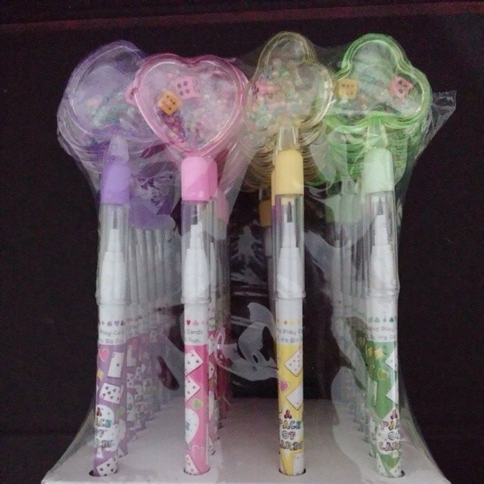 

EXTREME SALE Pensil bensia tutup isi manik