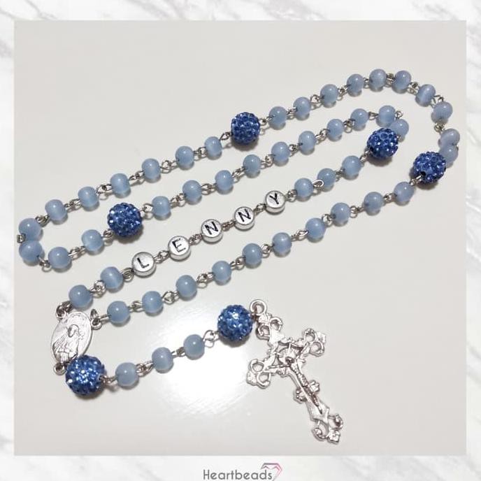 Rosario Custom Nama / Rosario Katolik / Kado Pernikahan /Kado Rohani