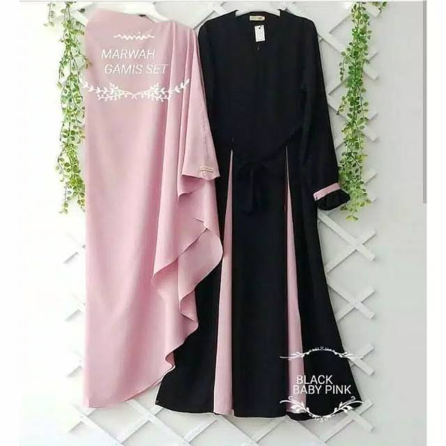 GAMIS SET MARWAH SYAR'I