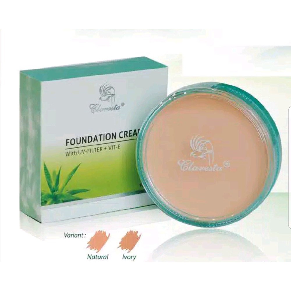 CLARESTA Foundation Cream Powder Krim Bedak Padat