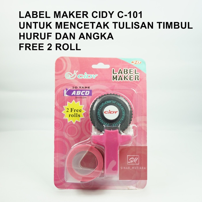 CIDY DYMO EMBOSSING LABEL MAKER