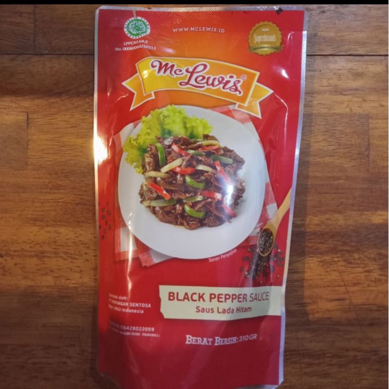 

Saus Blackpepper McLewis 310 gr