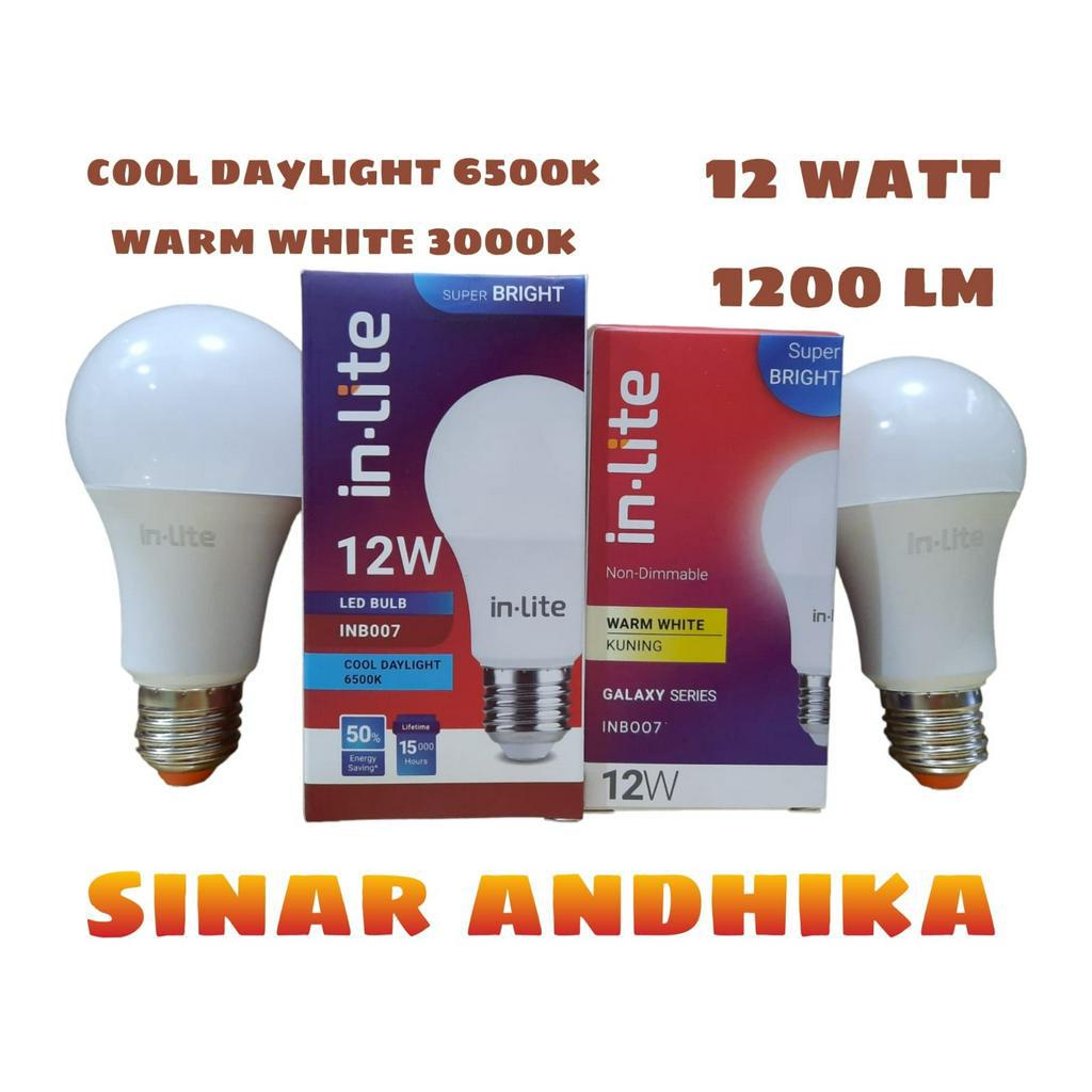 LAMPU LED BULB 12 WATT IN-LITE INB007