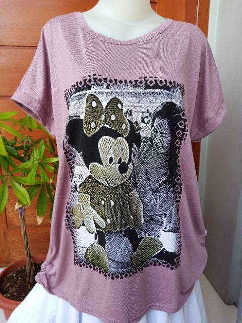 JUMBO KAOS XL HIGH QUALITY SABLON(baju murah sablon acak)
