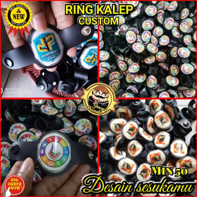 RING KALEP CUSTOM MIN ORDER 50 PCS ( CUSTOM )