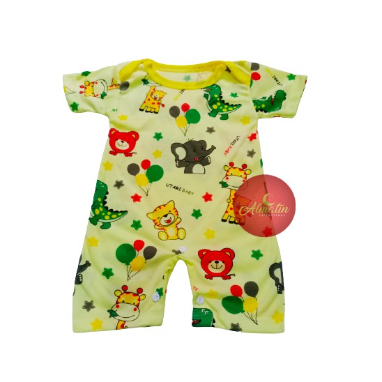 Romper Baju Bayi / Baju Bayi Jumper Bodysuits / Jumper Lucu Dapat 3 pcs