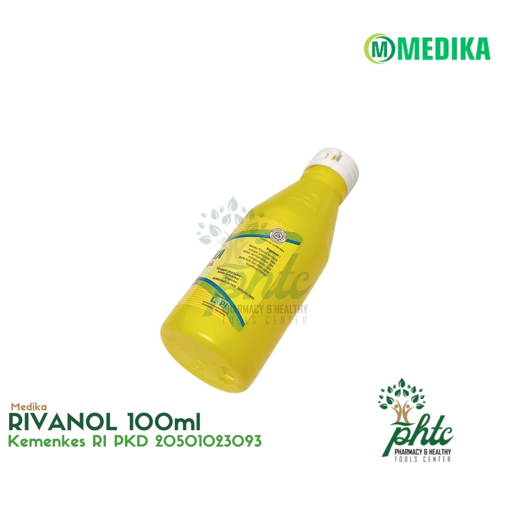 MEDIKA Rivanol 100ml l Larutan Pembersih Luka l Antiseptik 100 ml