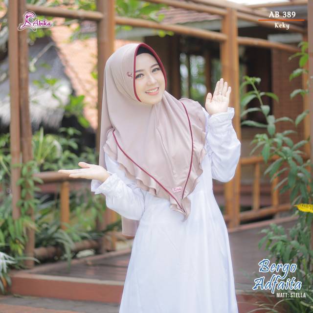 AB 369 Bergo Adfaita Abika Hijab Kerudung Jilbab