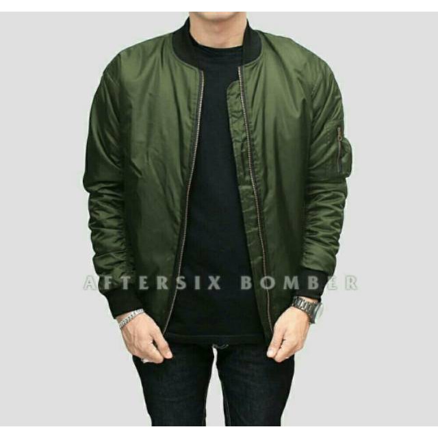 Jaket bomber / Jaket Pilot Fashionable Pria