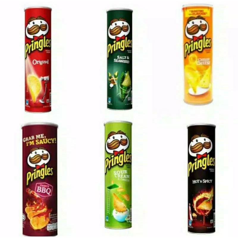 PRINGLES ALL VARIANT 107 GRAM / KERIPIK KENTANG PRINGLES / PRINGLES