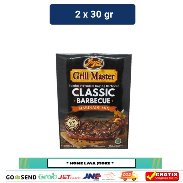 

Jay'S Grill Master Classic Barbeque Marinade Mix 2 x 30 gr