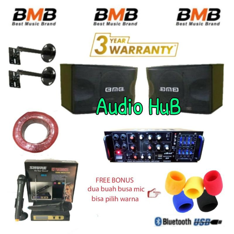 PAKET KARAOKE BMB 10 INCH SOUND SYSTEM BMB 10INCH ORIGINAL ( BEST 1)