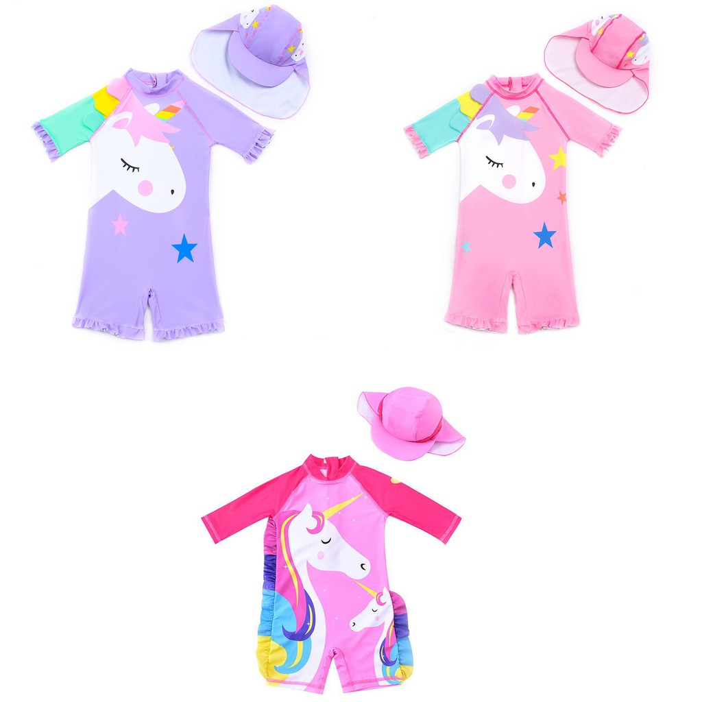  LOGU Baju renang unicorn  swimsuit renang  unicorn  