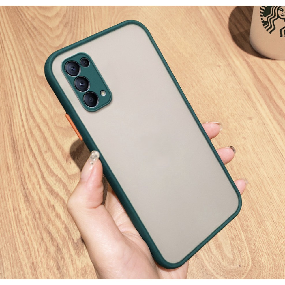 Case Dove Oppo reno 5 Frosted Camera Case Cover