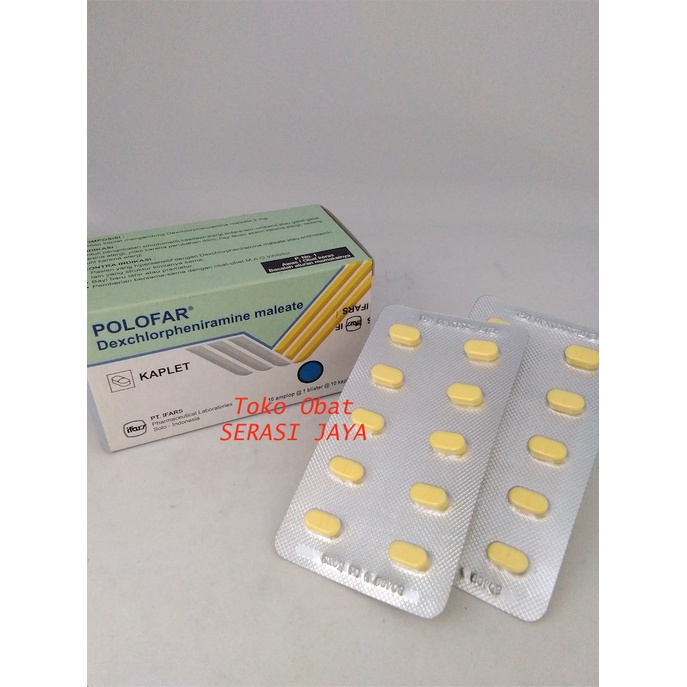 Polofar Kaplet 2mg Obat Alergi