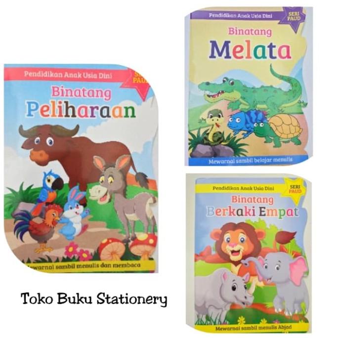 

Buku Mewarnai Anak Seri Binatang / Kertas HVS Tebal