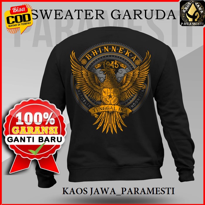 Sweater Crewneck/SUWEATER TEBAL/SUWEATER PRIA DAN WANITA PREMIUM PROSTREET Hoodie Sweater Garuda Jak