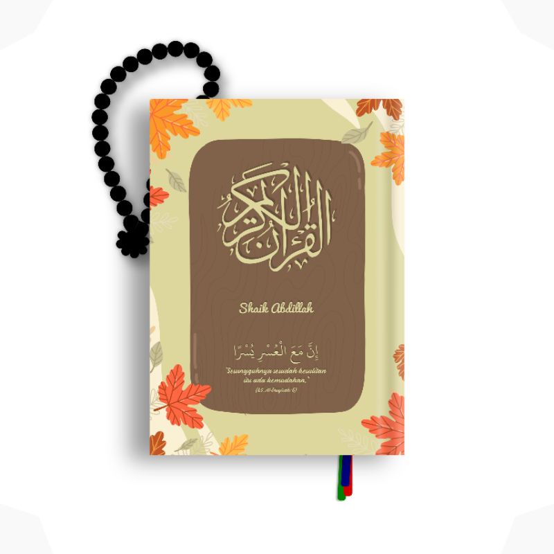 Al quran Custom Tulis Nama A5 A6 Cover Quran Terjemah Tajwid Warna Hafalan Kecil Besar Mahar Pernika
